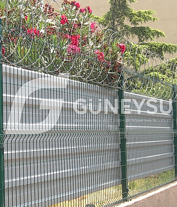 Güneysu,çit,panel çit , Jiletli Tel,Düzlemsel Jiletli Tel