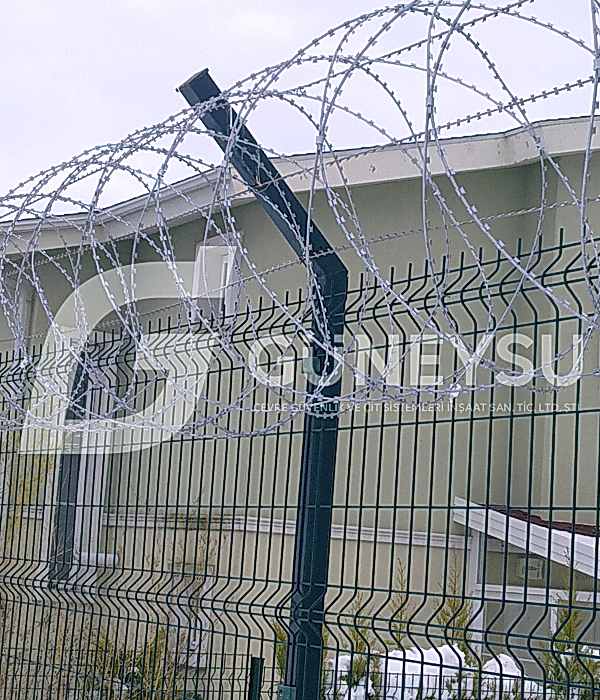 Güneysu,çit,panel çit , Jiletli Tel,Düzlemsel Jiletli Tel,Kaynaklı Jiletli Tel,Helezon